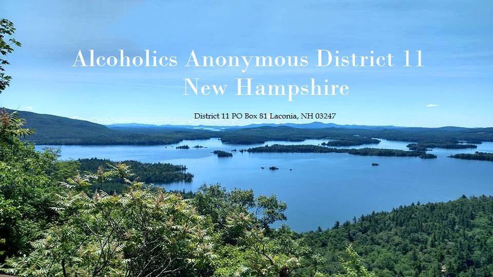 Alcoholics Anonymous District 11  New Hampshire 